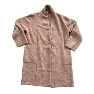 Vince Collarless Cardigan Coat